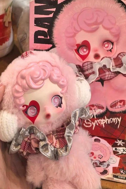 Toysduo-Pop Mart Skullpanda You Fond Me Plush Doll Çanta Charmı Sürpriz Paket