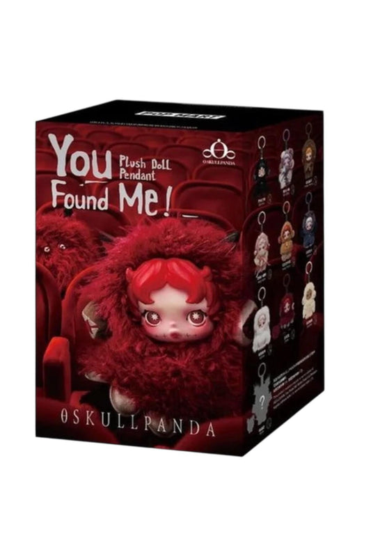 Toysduo-Pop Mart Skullpanda You Fond Me Plush Doll Çanta Charmı Sürpriz Paket