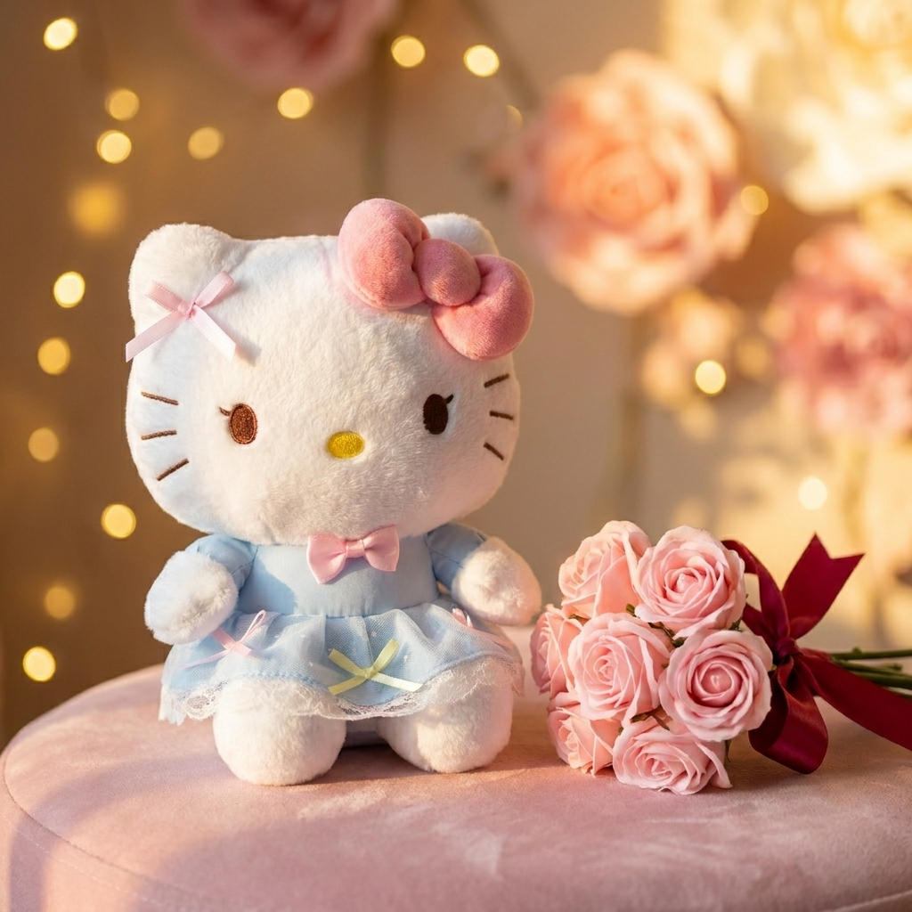Toysduo-Hello Kitty Prenses Peluş