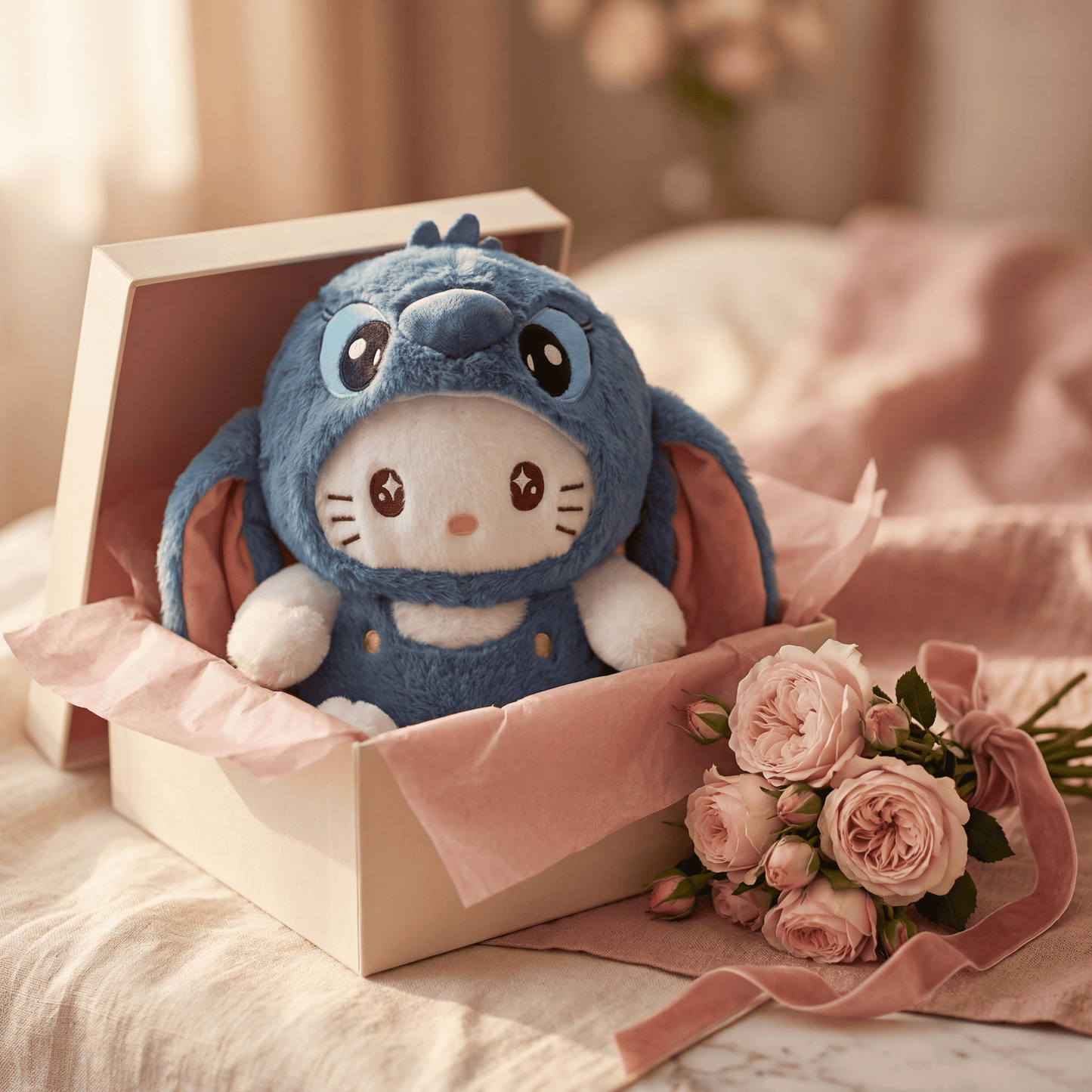 Stitch Kostümlü Hello Kitty